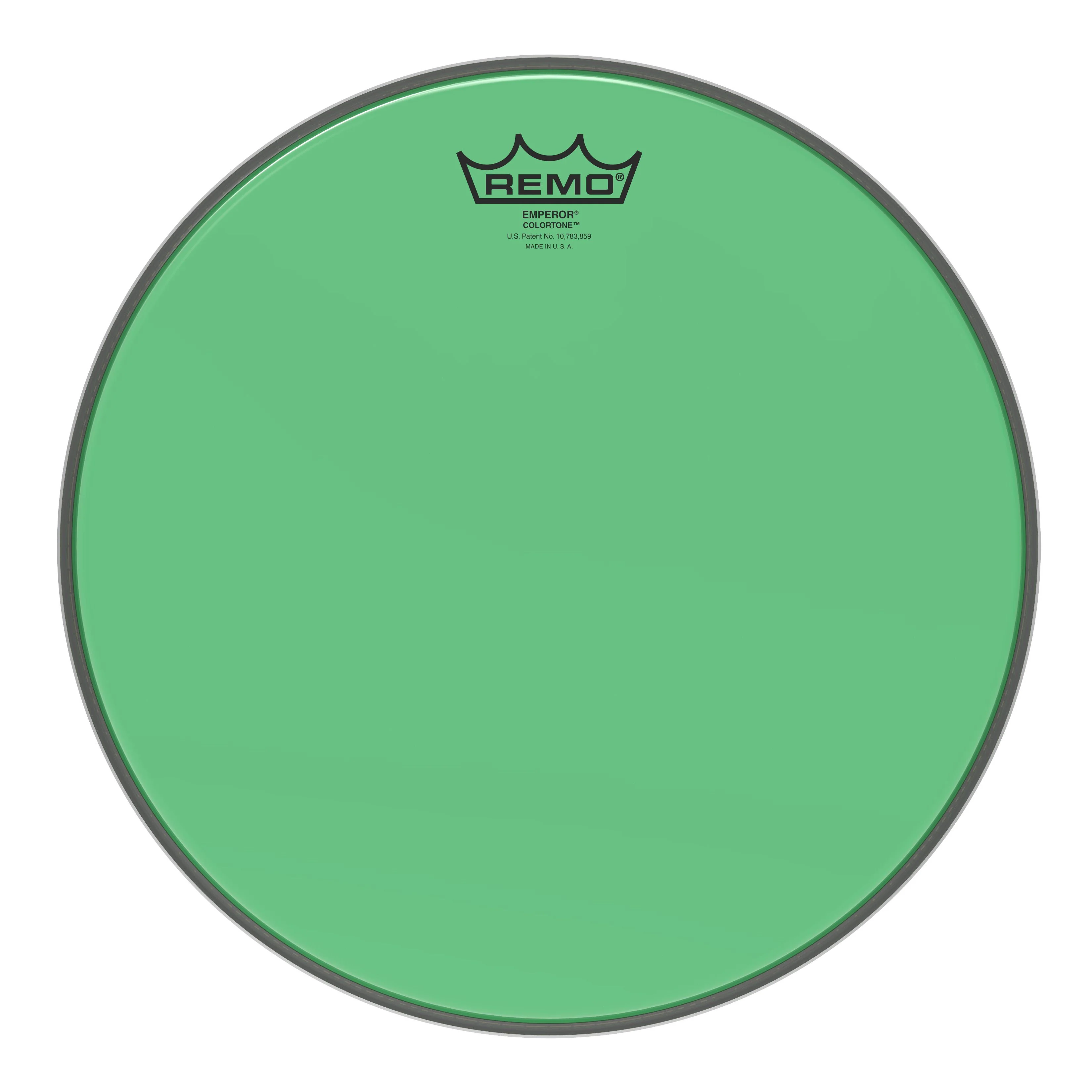 Remo Emperor Colortone 13 inch Green Drumhead