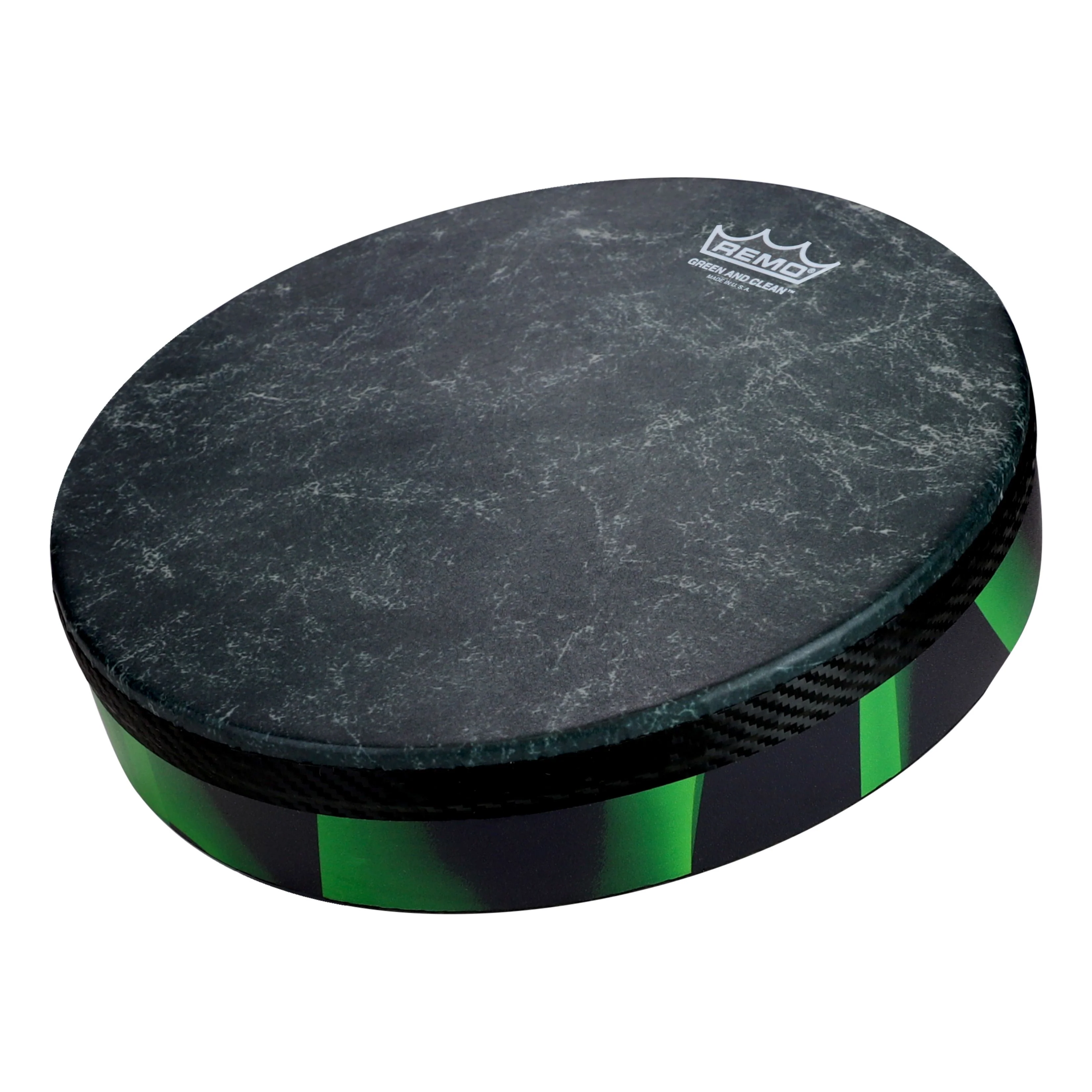 Remo Frame Drum Green And Clean Skyndeep 12 inch 2 inch Depth Drum