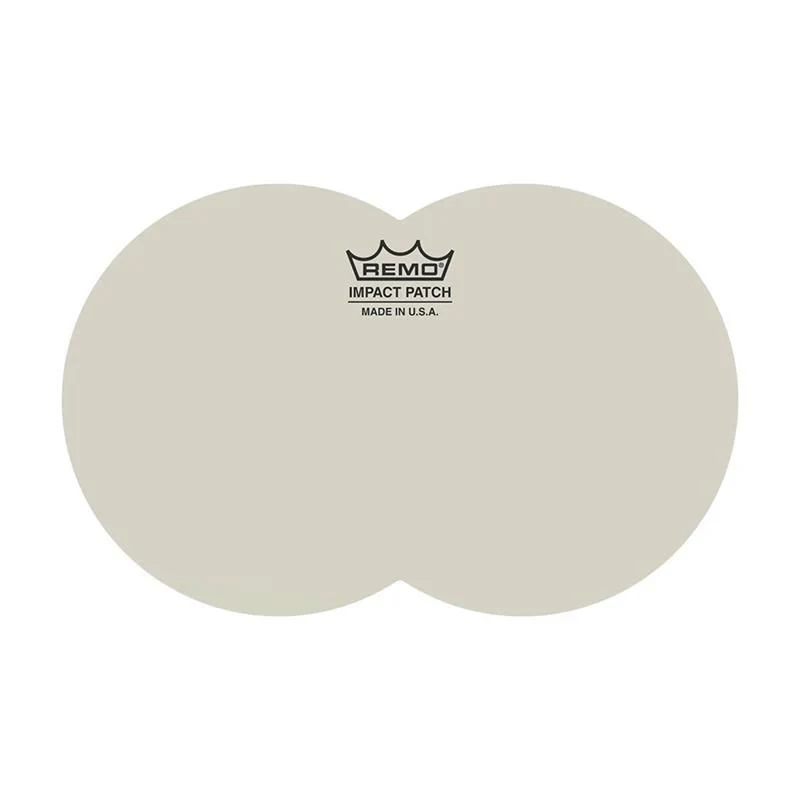 Remo IM-0006-PH Maximum Durability Kick Drum Beater Double Impact Patches - 4"