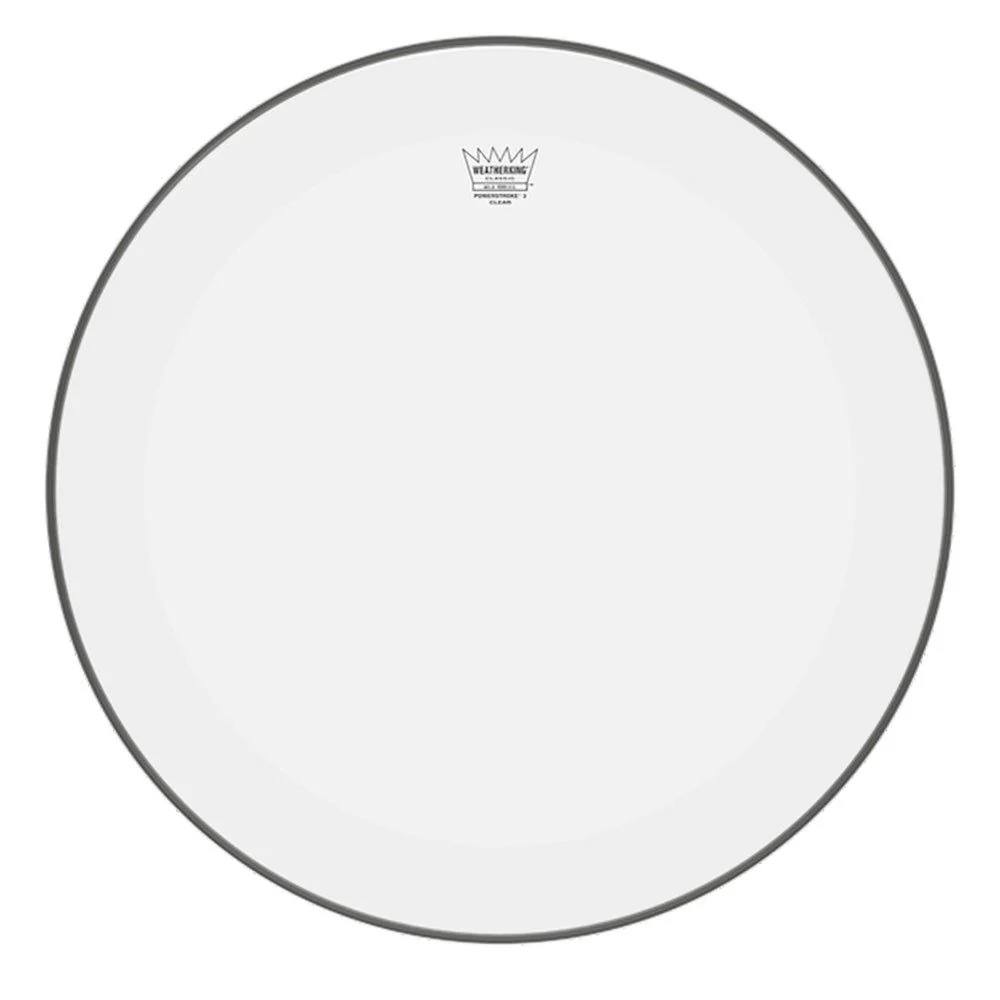 Remo P3-1316-C2 Powerstroke P3 Clear Bass Drumhead, 16" w/ Falam Patch