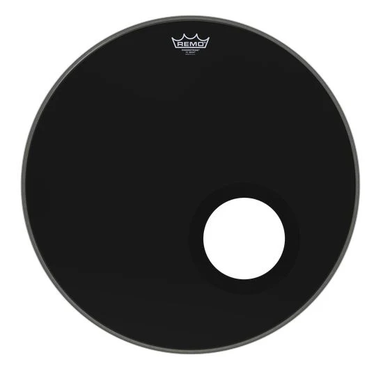 Remo Powerstroke Ebony 20inch Resonant Bass Drumhead 5inch DynamO
