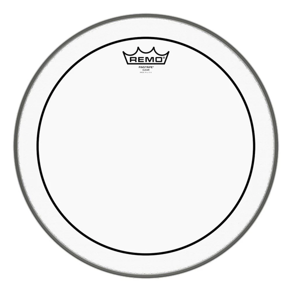 Remo PS-0318-00 Pinstripe Clear Drumhead, 18"