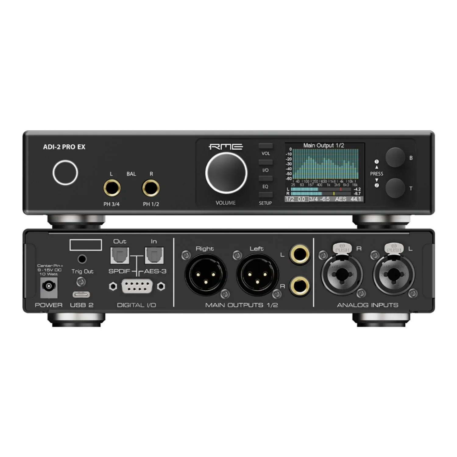 RME ADI-2 Pro EX 768kHz AD/DA Converter Headphone Amplifier & Audio Interface