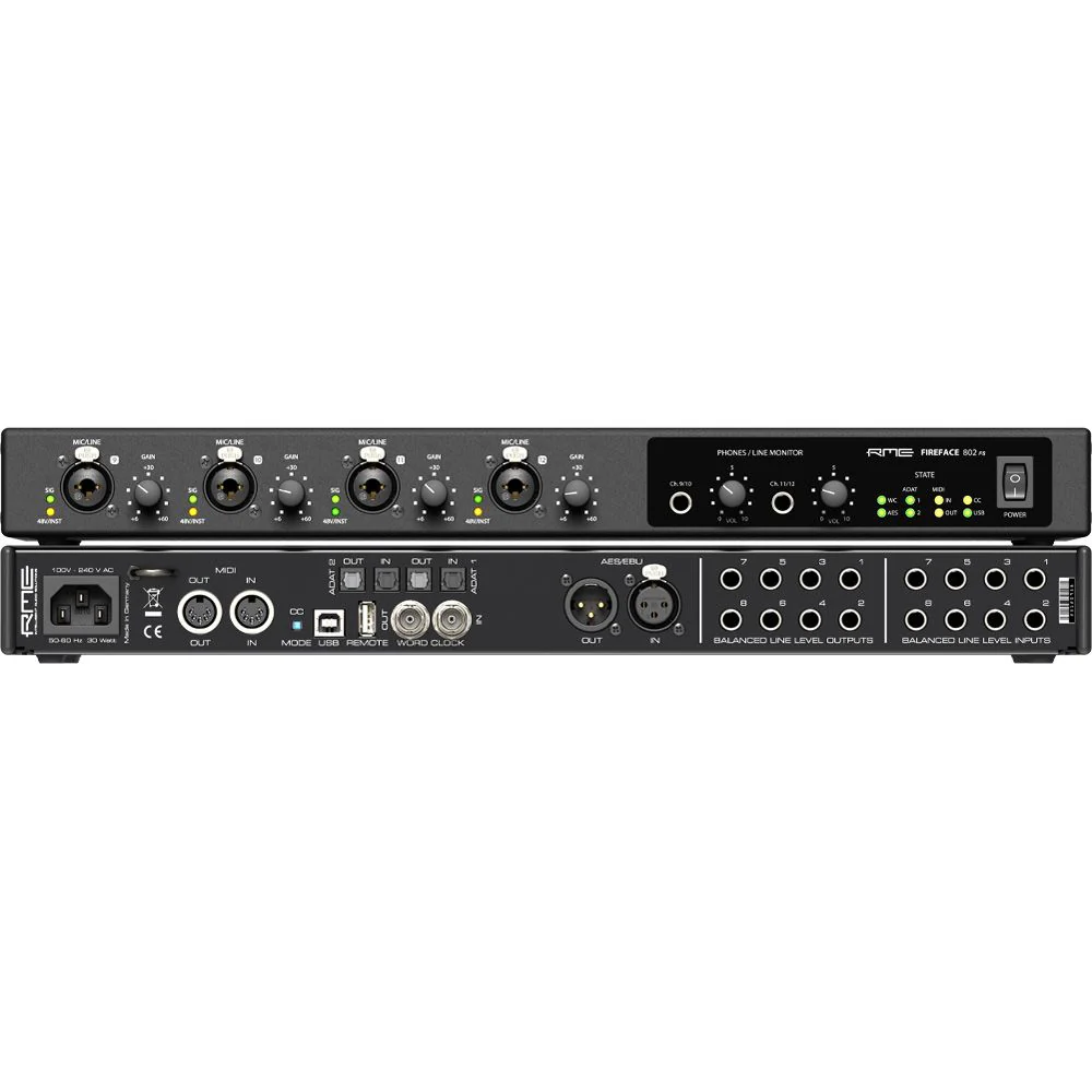 RME Fireface 802 FS 60-Channel USB Audio Interface (Anniversary Edition)