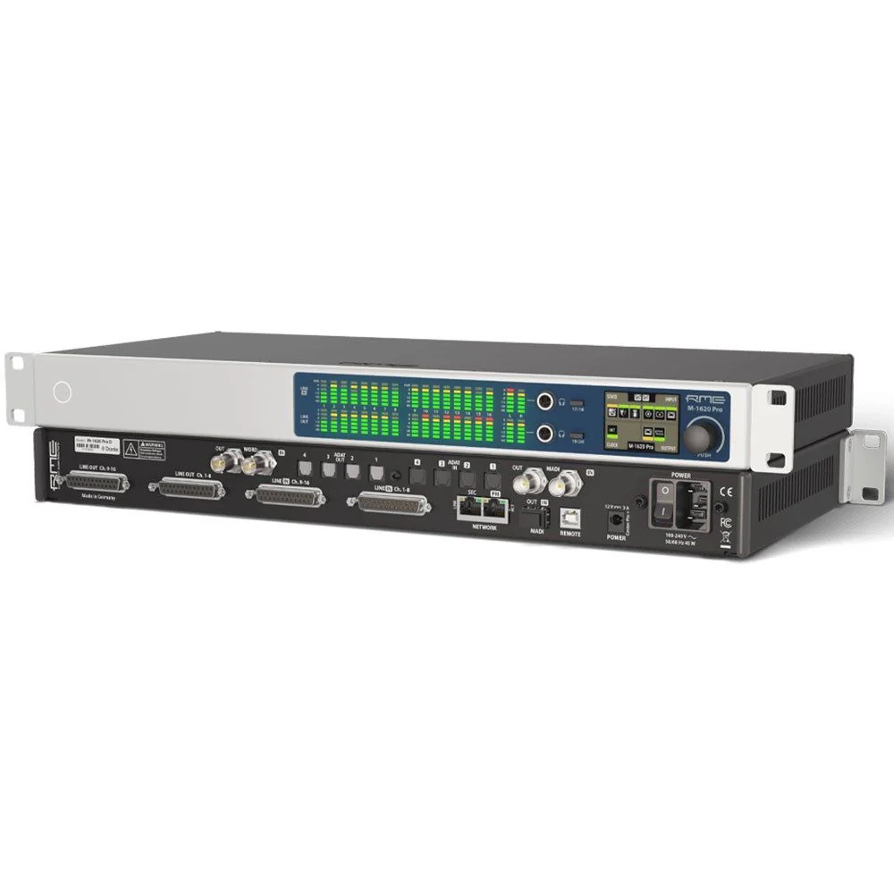 RME M-1620 16 Channel A/D 20 Channel D/A Converter w/ ADAT MADI & Dante