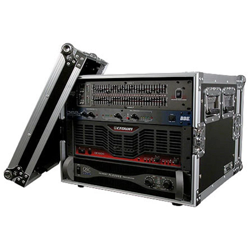 Road Ready RR8UAD 8U Amplifier Deluxe Case (18" Body Depth)