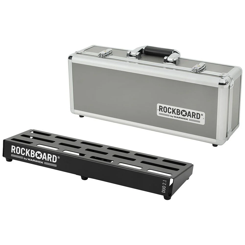 RockBoard DUO 2.1 Pedalboard w/ Flight Case