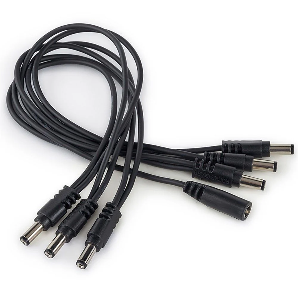 RockBoard Flat Daisy Chain Cable 6 Straight Outputs