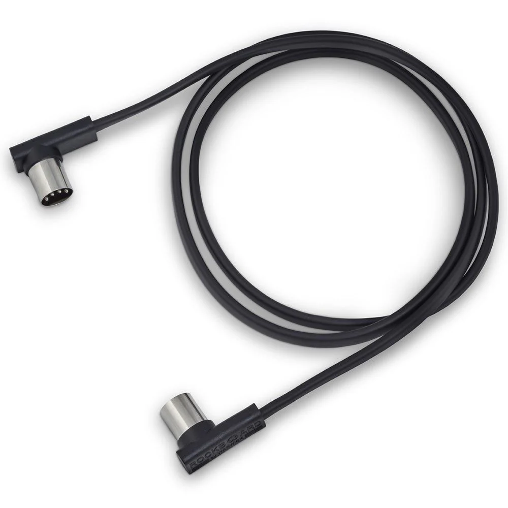 RockBoard Flat Patch Midi Cable 100cm Black
