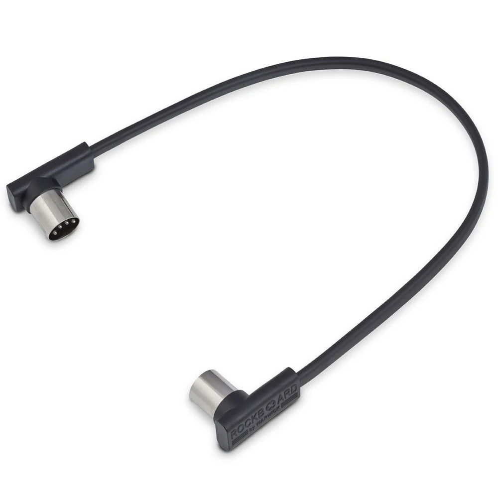 RockBoard Flat Patch Midi Cable 30cm Black