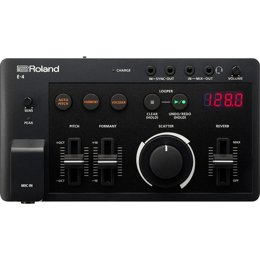 Roland Aira Compact E-4 Voice Tweaker w/ Harmonization, Auto-Pitch, Vocoder & Loop