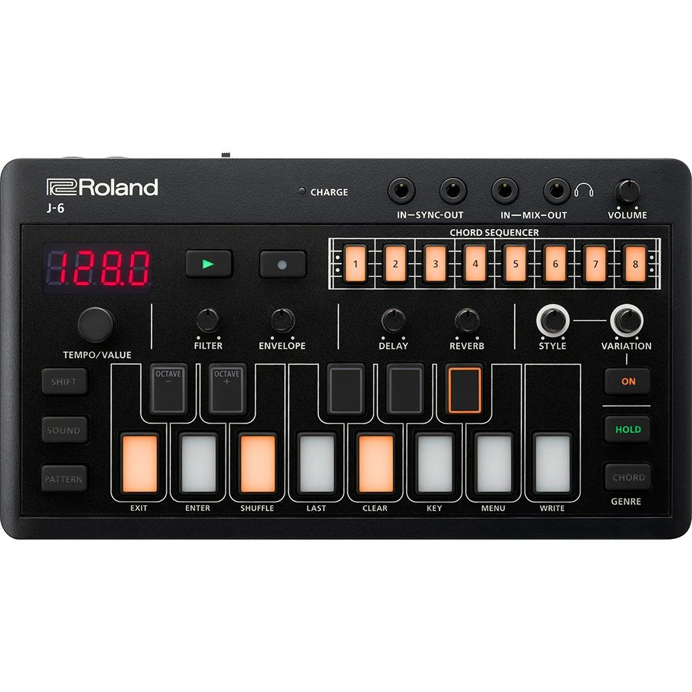 Roland Aira Compact J-6 Chord Synthesizer w/ JUNO-60 Synth Tones