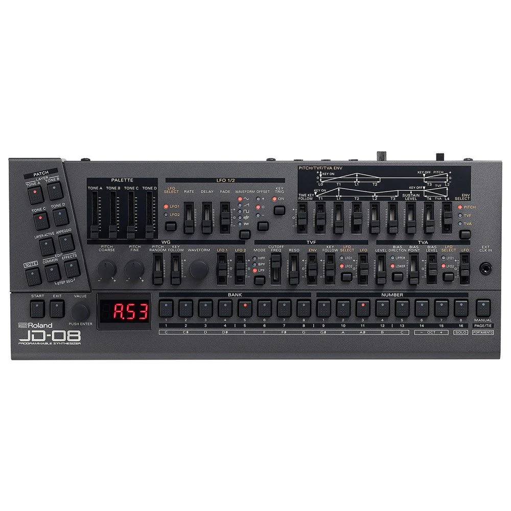 Roland Boutique JD08 Synthesiser (JD800 Recreation)