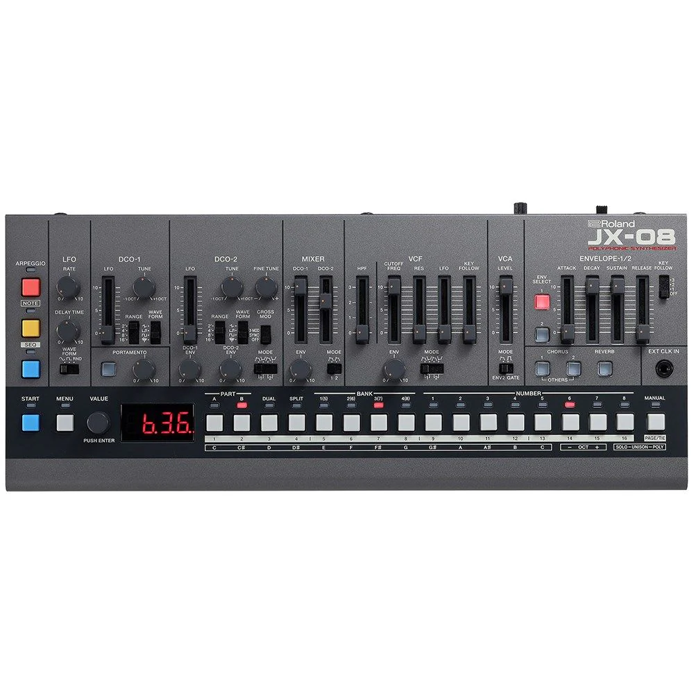 Roland Boutique JX08 Synthesiser (JX8P Recreation)
