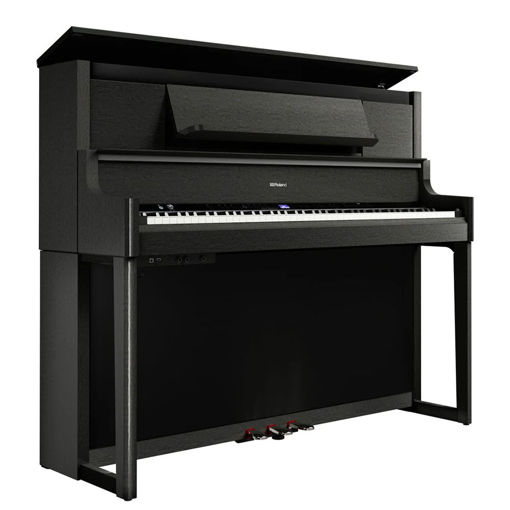 Roland LX6CH Home Piano (Charcoal Black) w/ RPB400BK Bench
