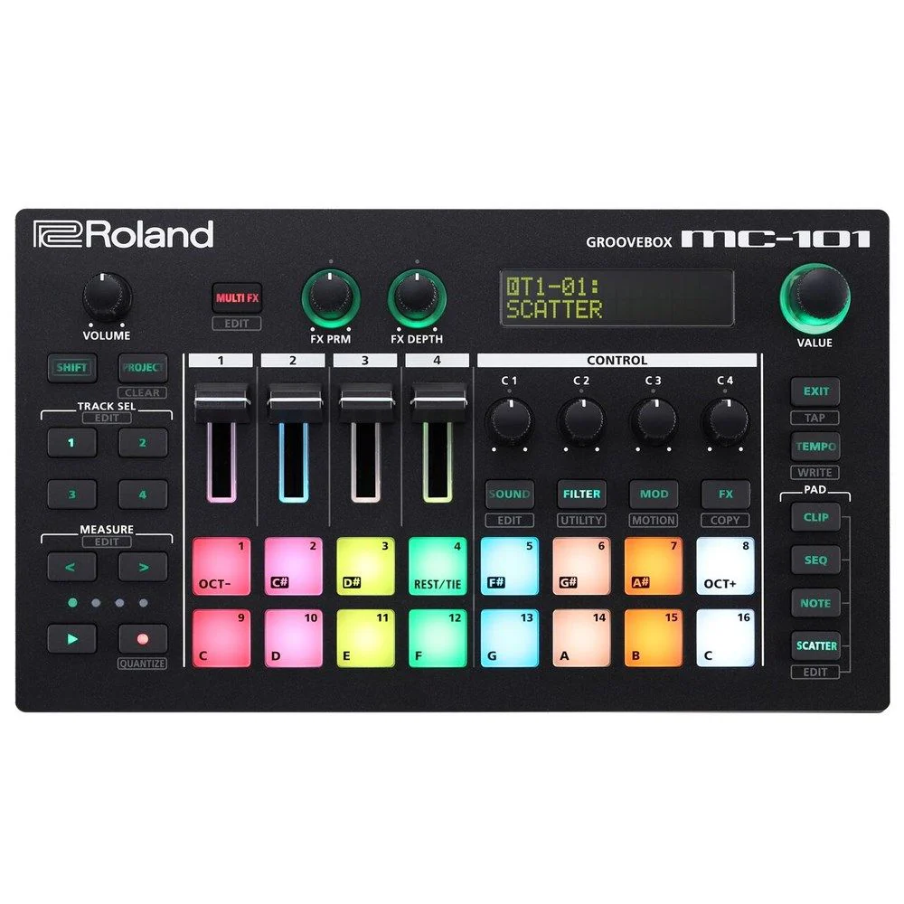 Roland MC101 4-Ch Portable Production & Performance Groovebox