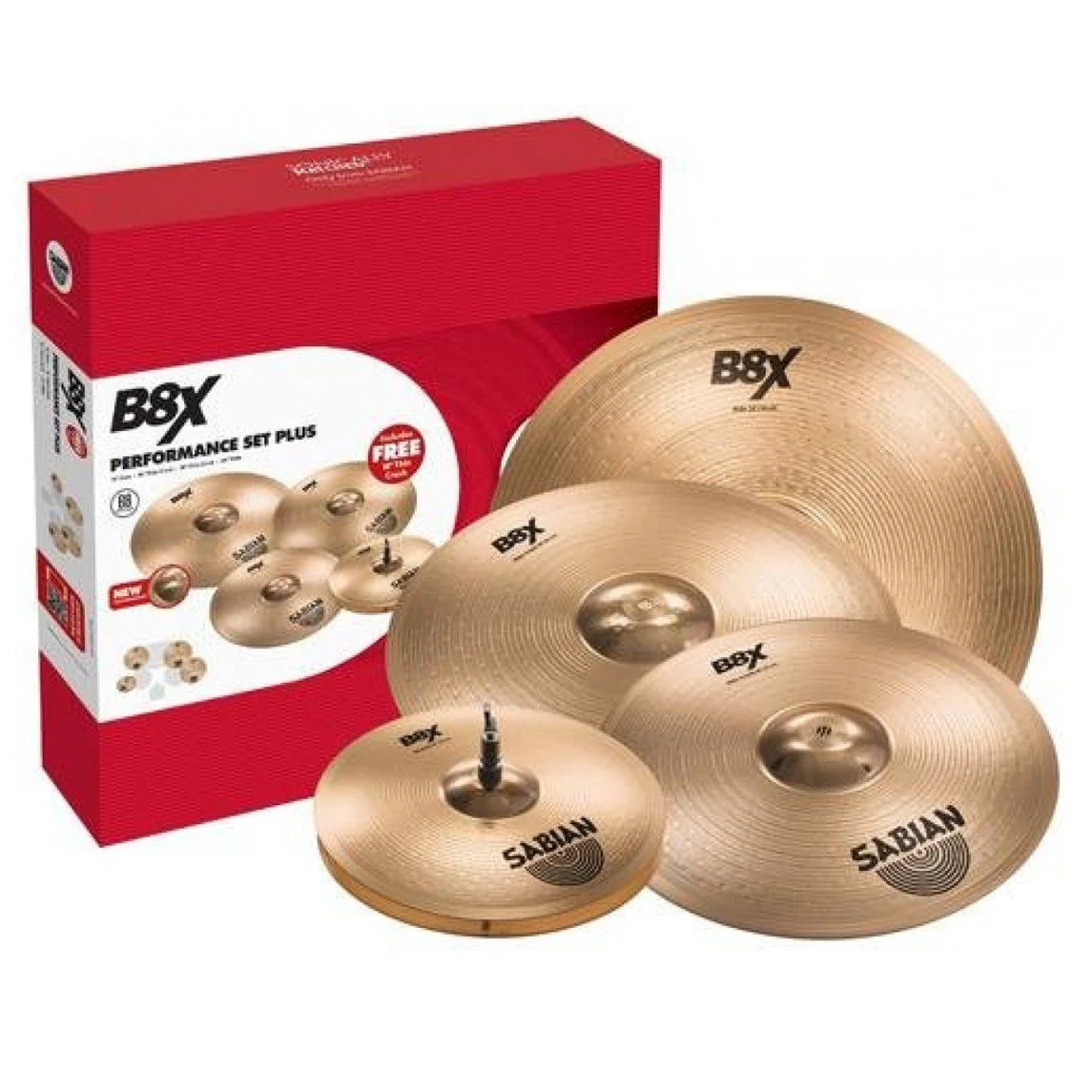 Sabian 45003XG B8X Performance Cymbal Set