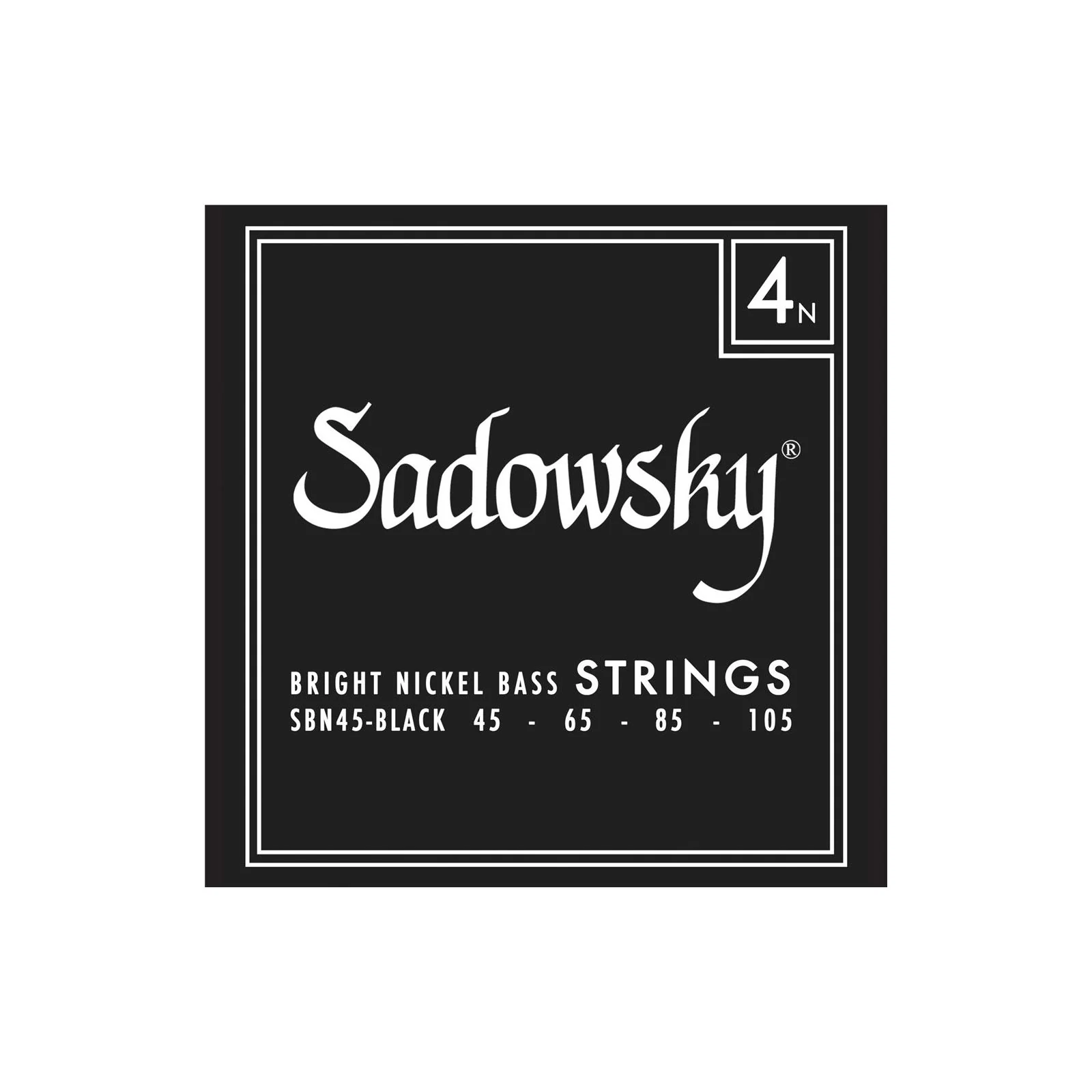 Sadowsky Black Label Bass Guitar Strings Nickel Wound 45105