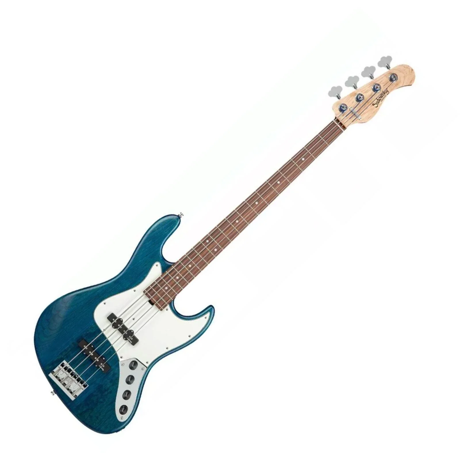 Sadowsky MetroLine 21 Fret Vintage J 4-String Bass Guitar (Satin Ocean Blue Transparent)