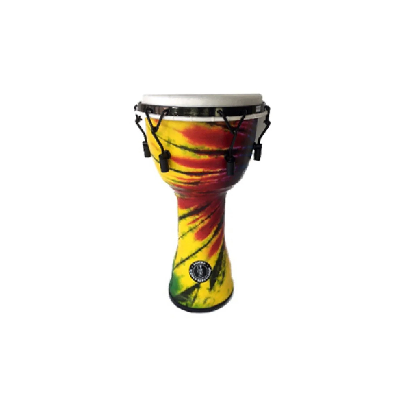 Samba Djembe 12 Inch PVC Fiber Head Lug Tuned Tie Dye Finish
