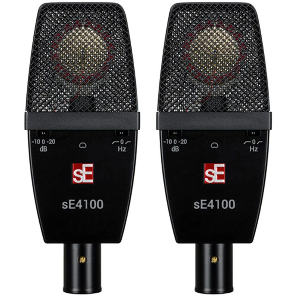 sE Electronics 4100 Large Diaphragm Cardioid Condenser Microphone (Matched Pair)