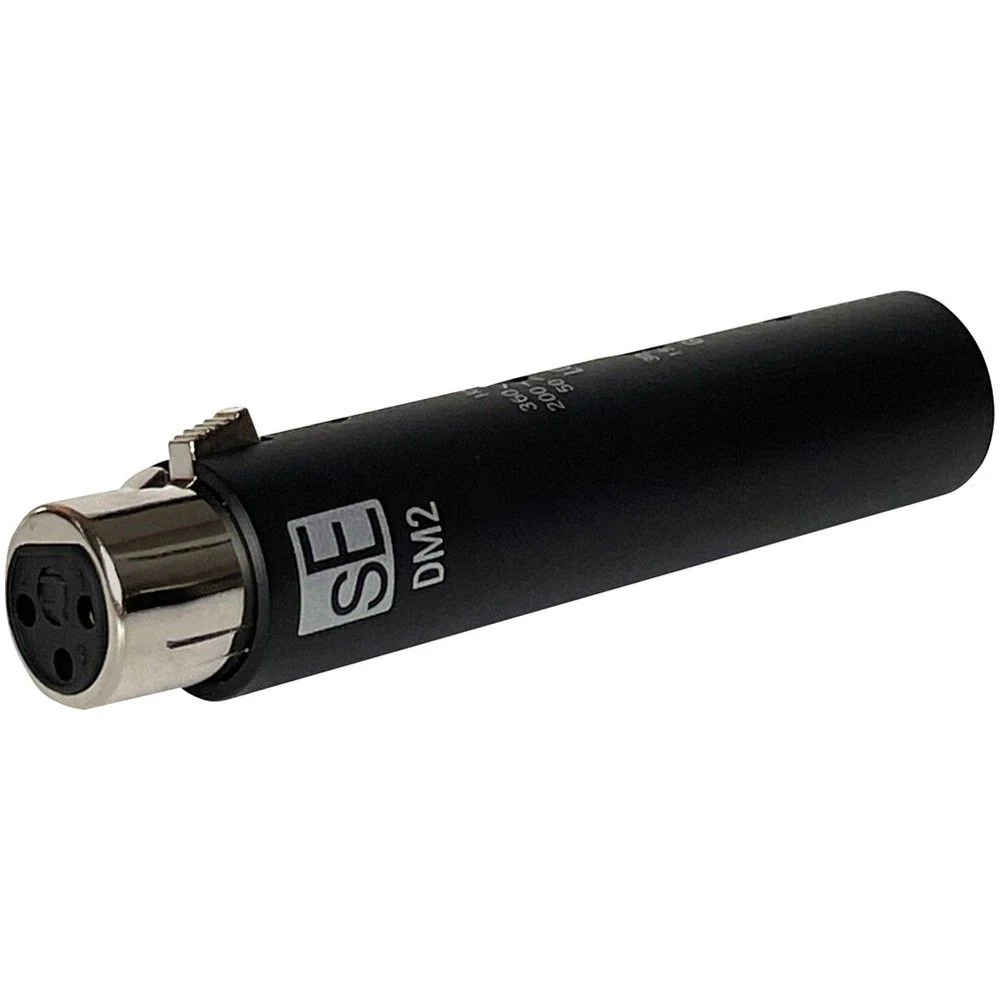sE Electronics DM2 Active Mic Pre-amp w/ Gain & Impedance Control (Black)