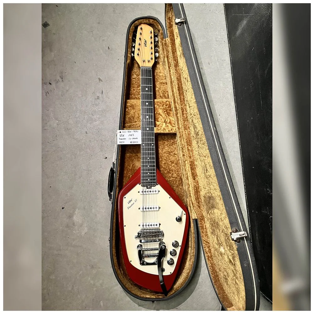 Secondhand Vox 1963 Phantom 12 String Red (Consignment Stock) - Image 2