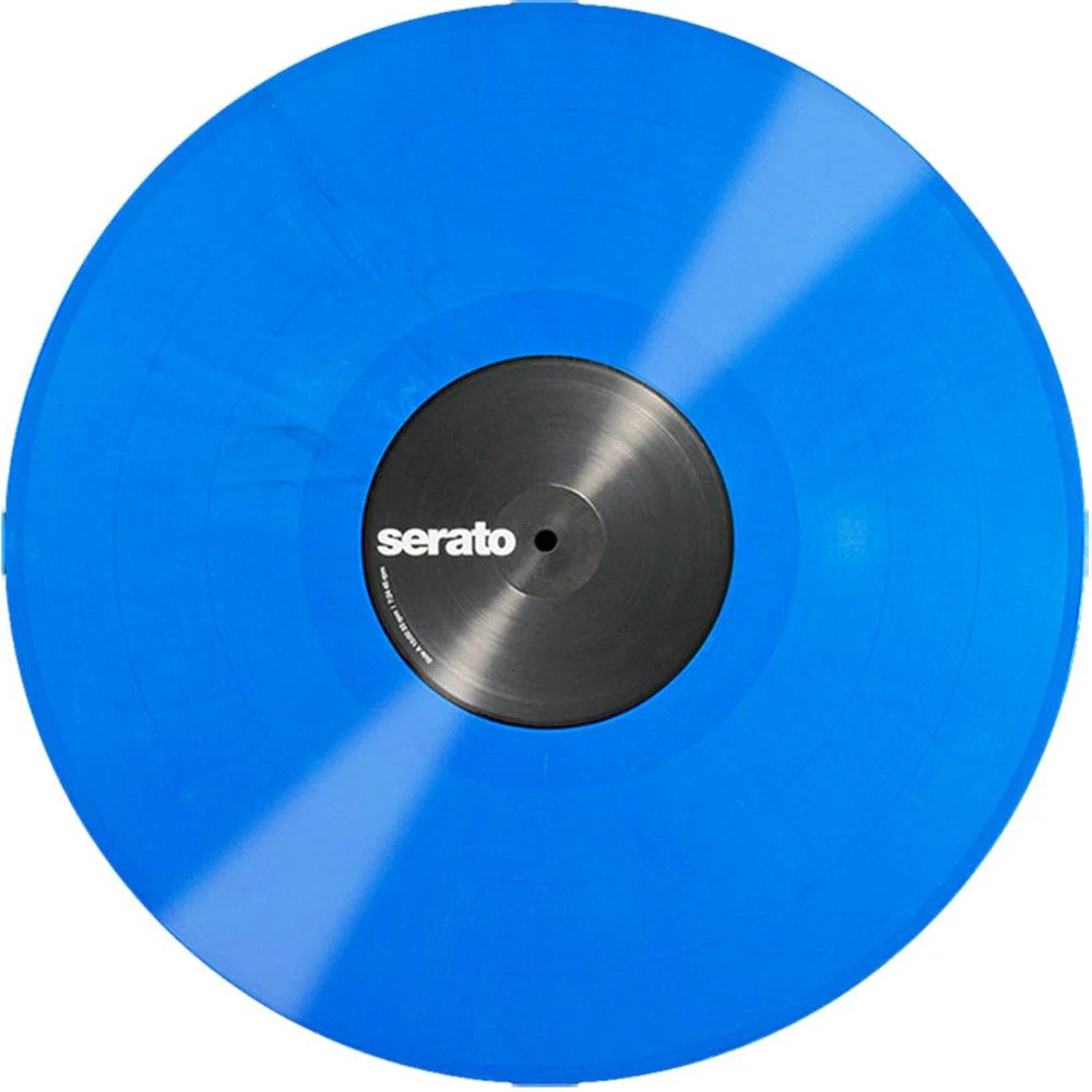 Serato Performance Vinyl: PAIR Blue Coloured