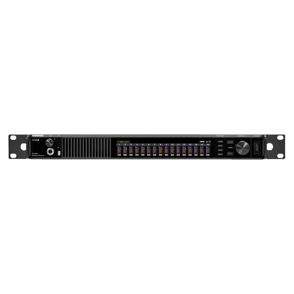 Shure ANX4 Multi-Channel Scalable Wireless Receiver for Axient & ULX-D Systems