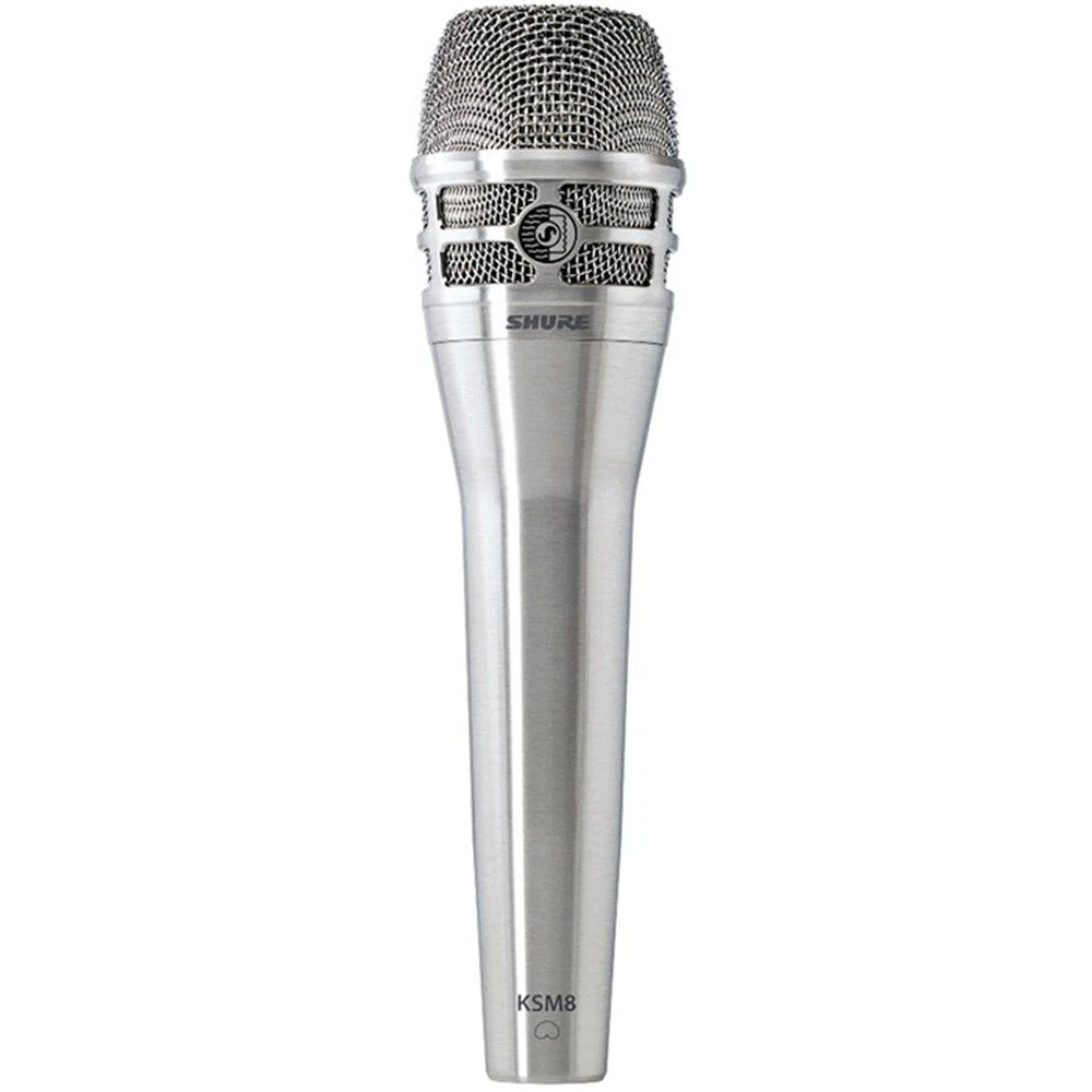 Shure KSM8 Dualdyne Dual Dynamic Vocal Microphone (Nickel)