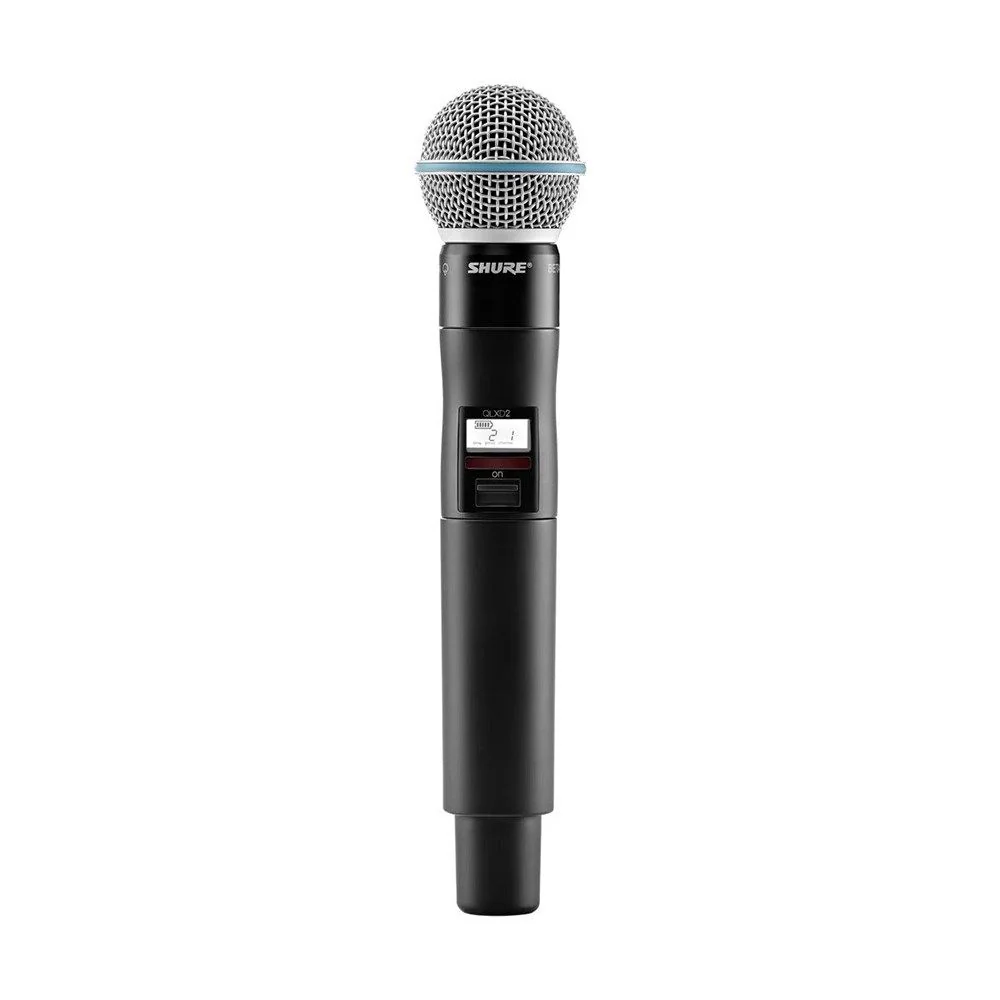 Shure QLXD2 BETA58A Wireless Handheld Wireless Microphone Transmitter