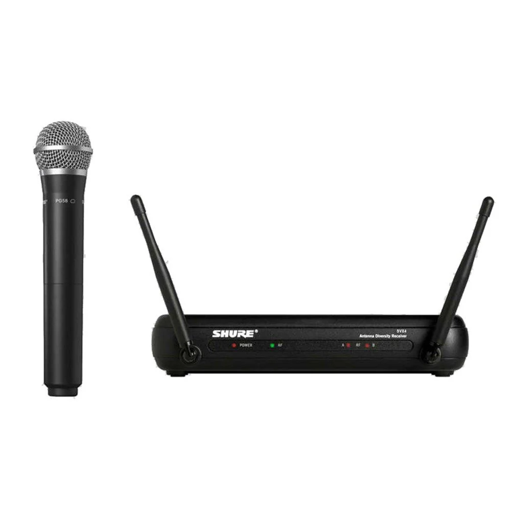 Shure SVX24/PG58 Handheld Wireless Mic System J9