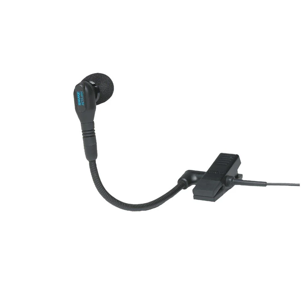 Shure WB98H/C Clip-On Instrument Microphone for TA4F Compatible Transmitters