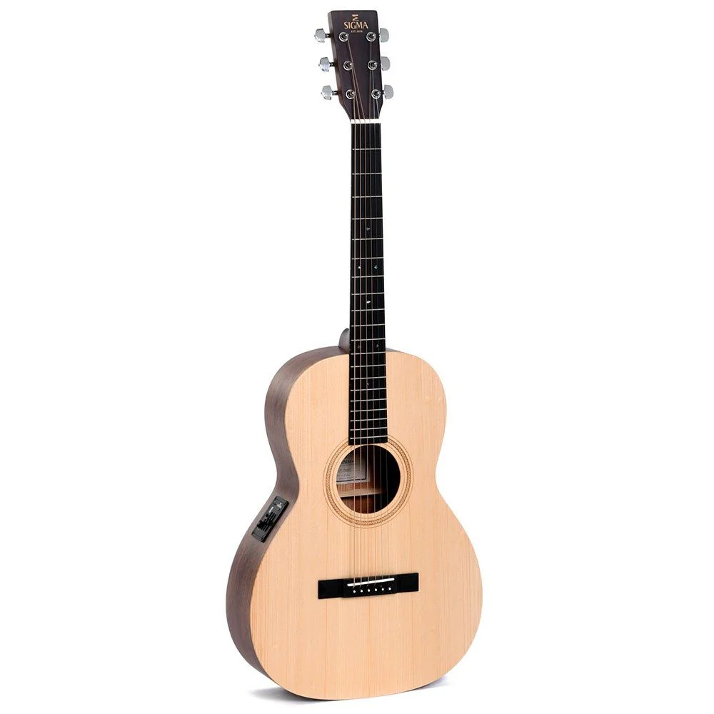 Sigma 00MSE Acoustic Guitar w/ Solid Sitka Spruce Top & Pickup