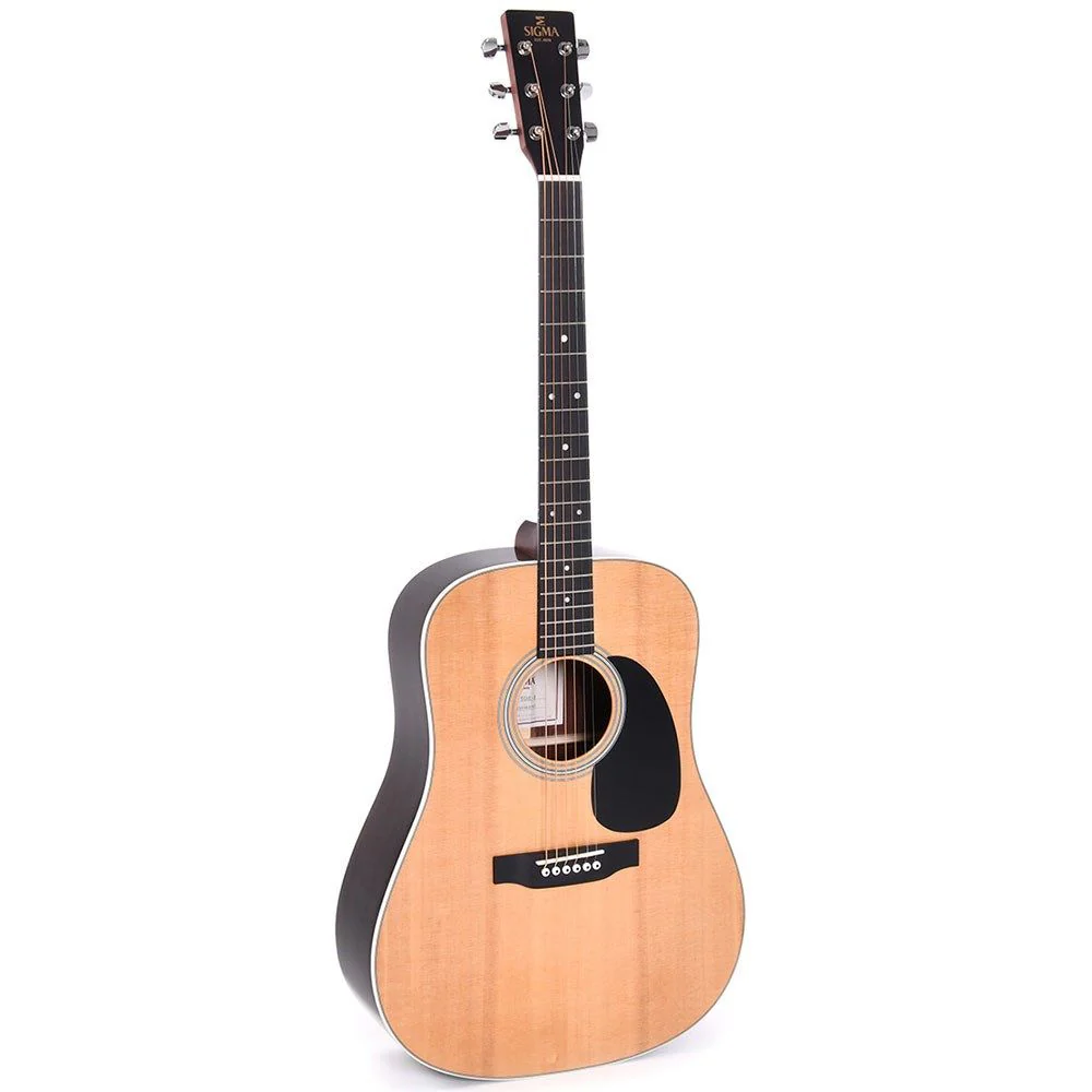 Sigma SDR-1 Dreadnought All Solid Acoustic Guitar w/ Solid Spruce Top inc Gig Bag