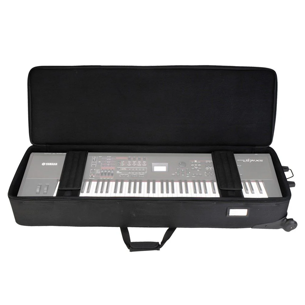 SKB 1SKBSC76KW 76-Note Keyboard Soft Case w/ Wheels