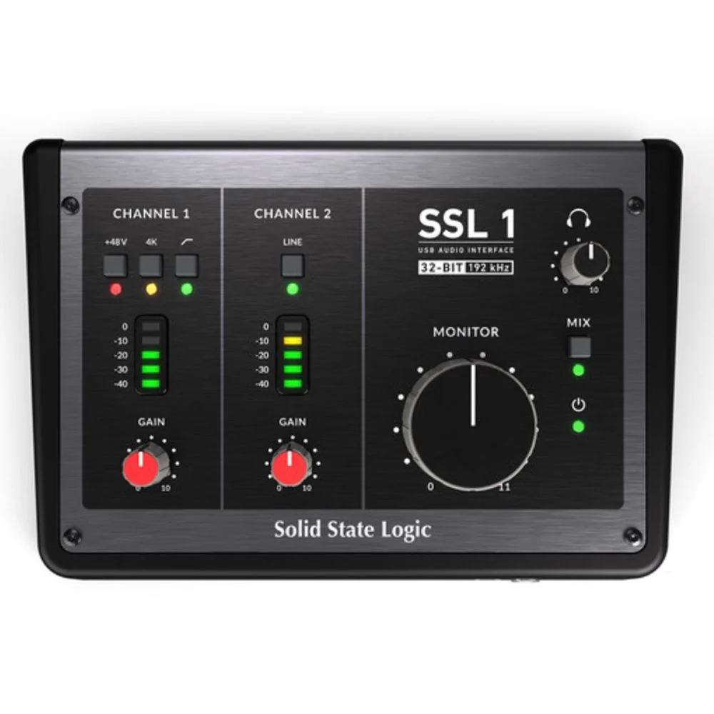 Solid State Logic SSL1 USB Audio Interface w/ Legacy 4K Analogue Enhancement