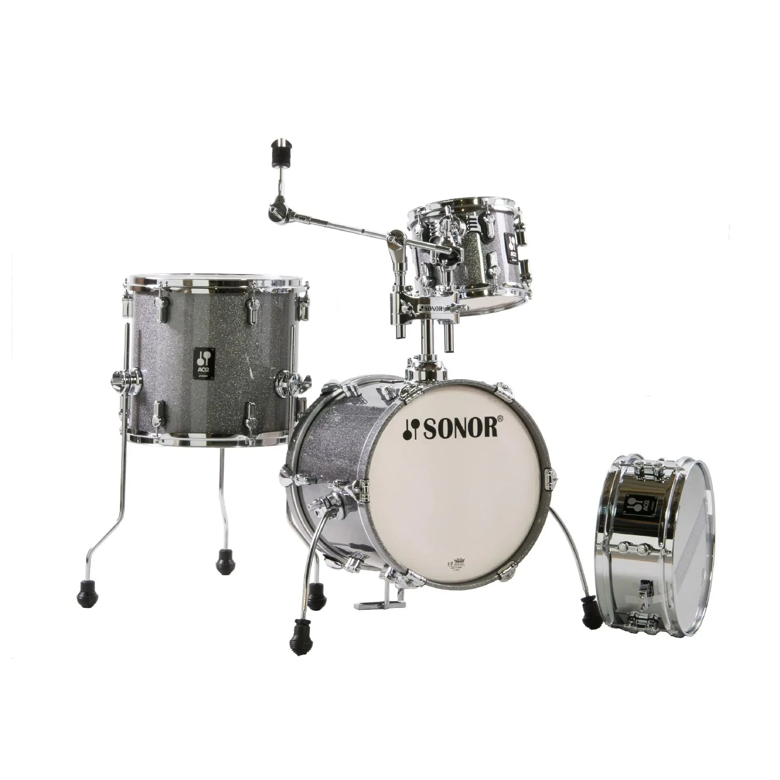 Sonor Bop AQ2 AllMaple 4Piece Drum Shell Pack Titanium Quartz