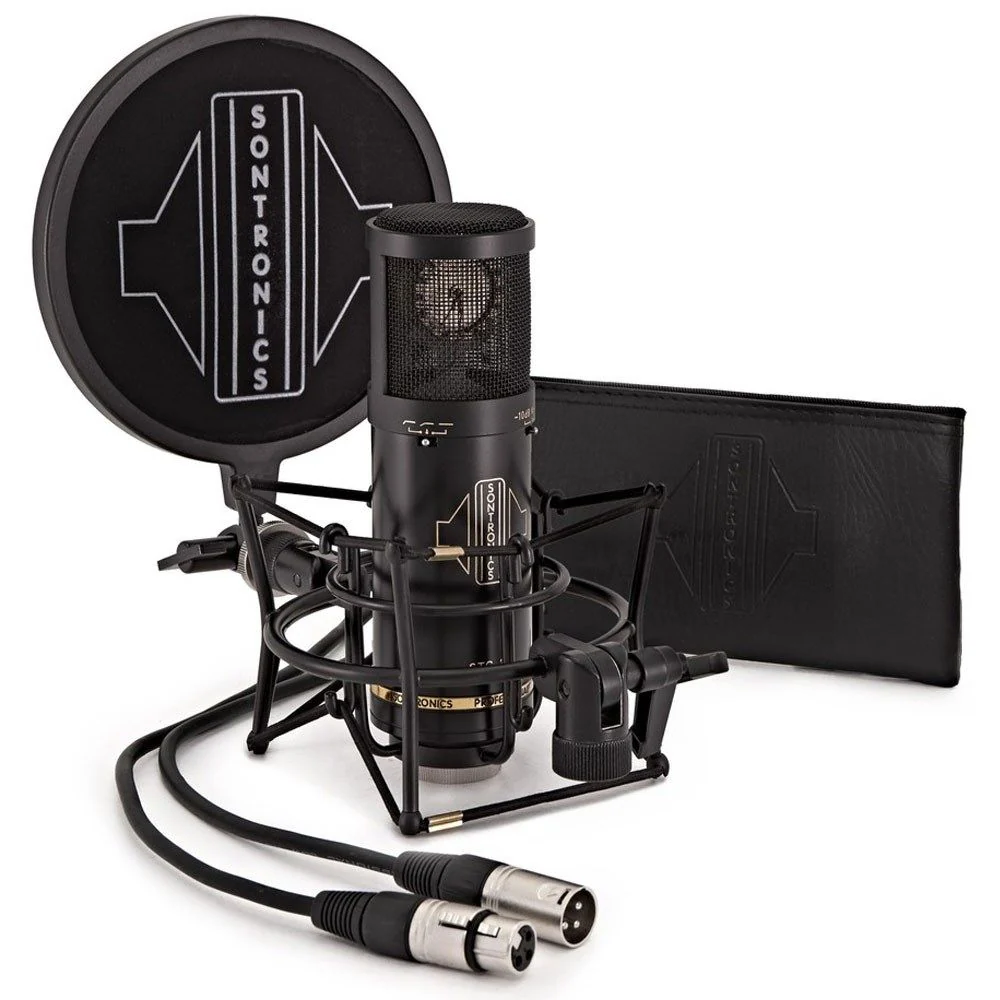Sontronics STC3X 3-Pattern Condenser Microphone Plus Accessories Pack (Black)