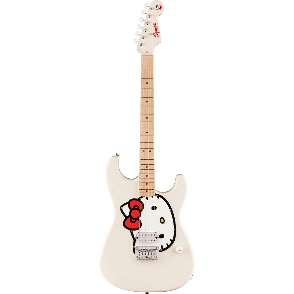Squier Fender x Hello Kitty White Stratocaster
