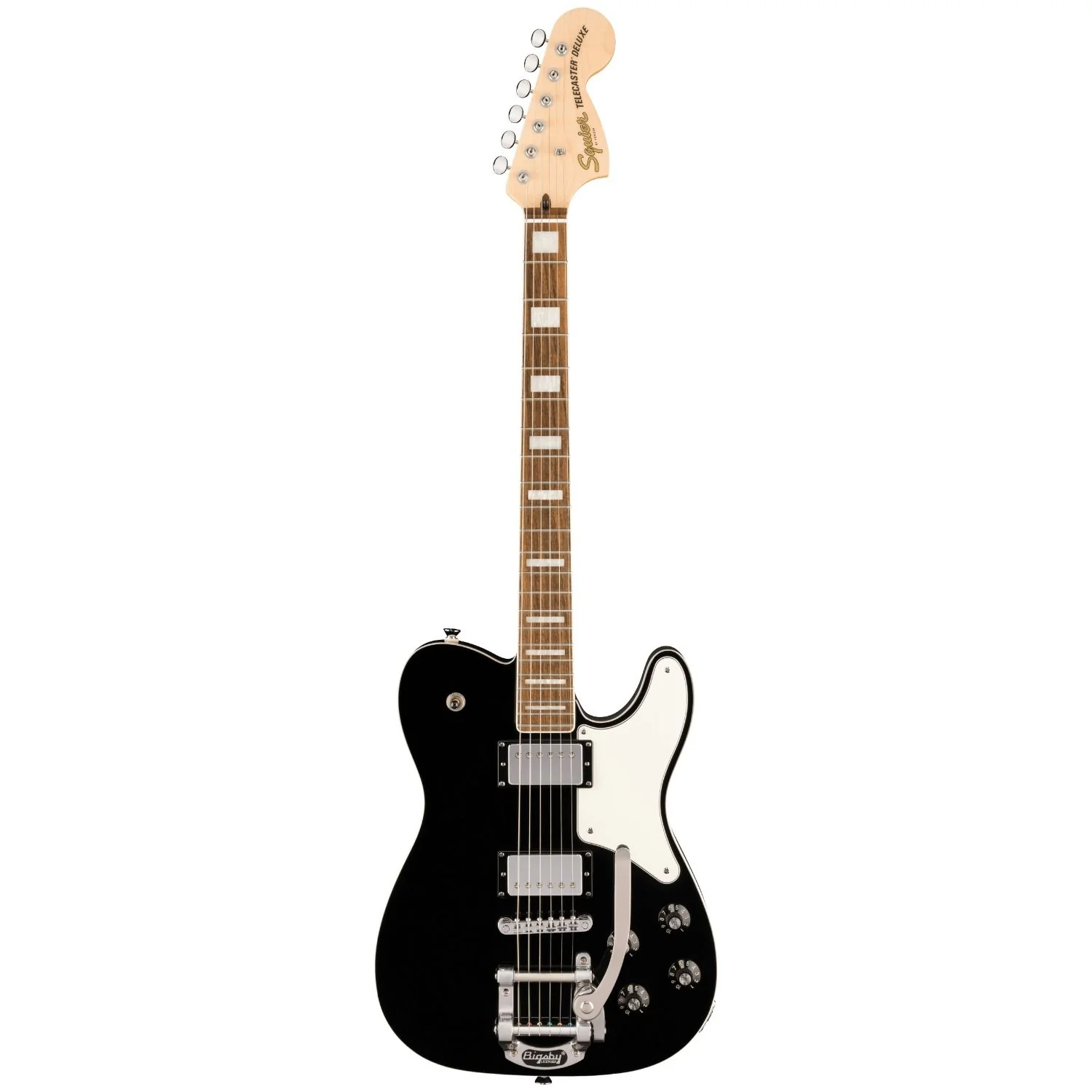 Squier Paranormal Troublemaker Telecaster Deluxe Bigsby Laurel Fingerboard (Black)