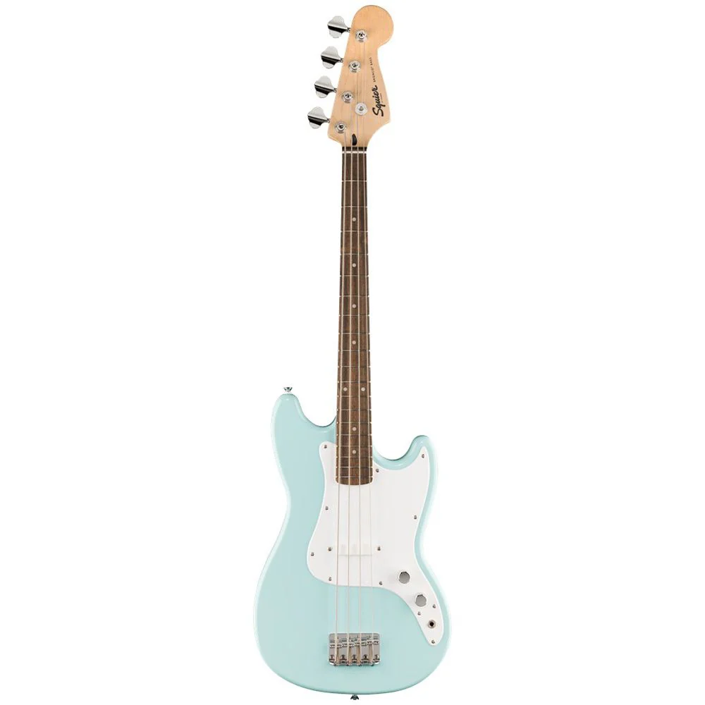 Squier Sonic Bronco Bass Laurel Fingerboard White Pickguard (Daphne Blue)