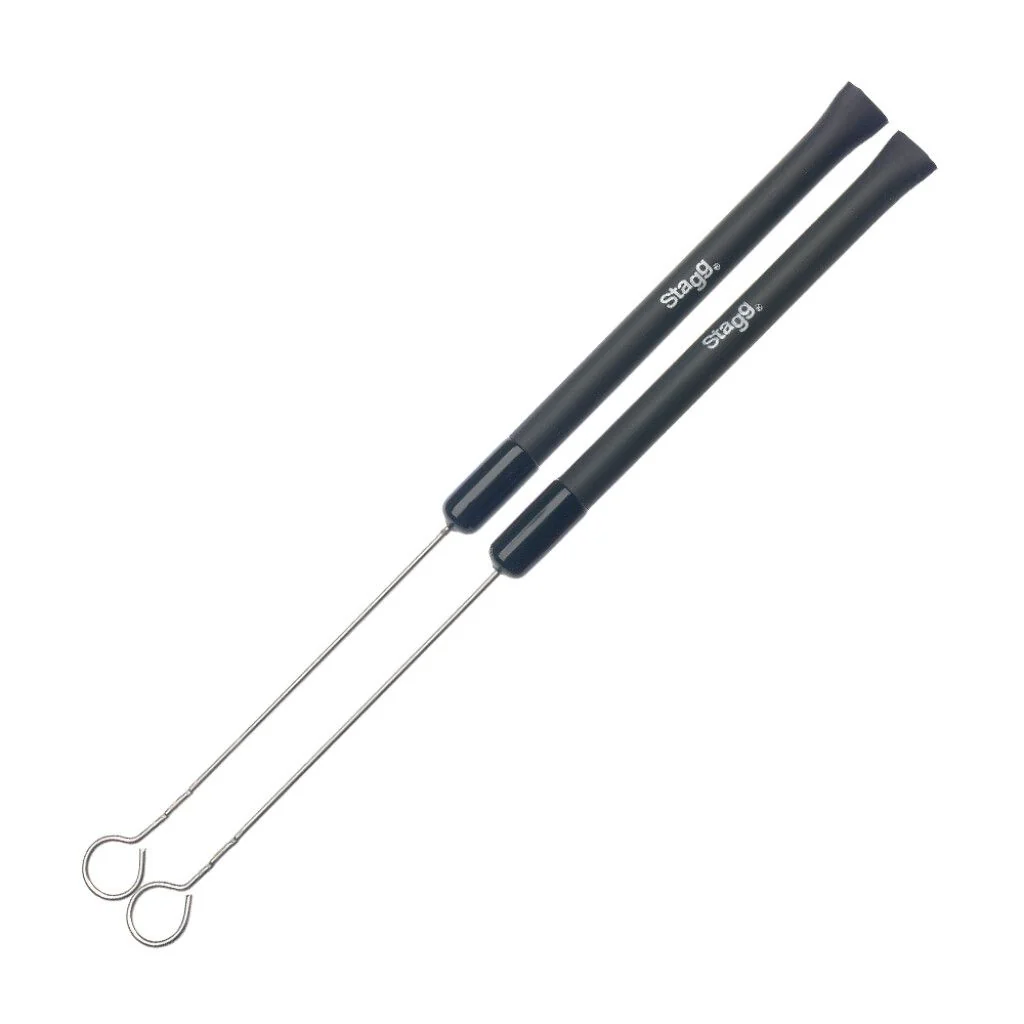 Stagg Telescopic Wire Brushes w/ Rubber Handle