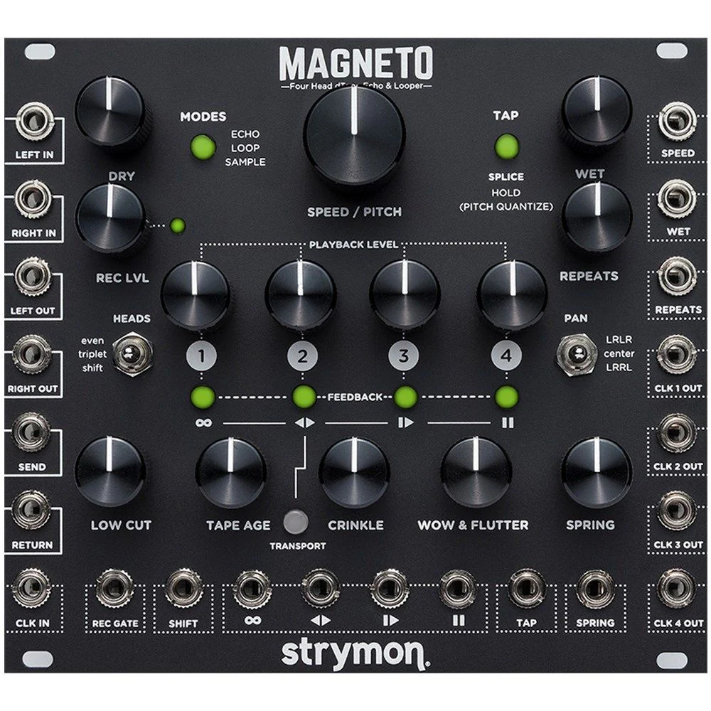 Strymon Magneto Four Head dTape Echo & Looper for Eurorack