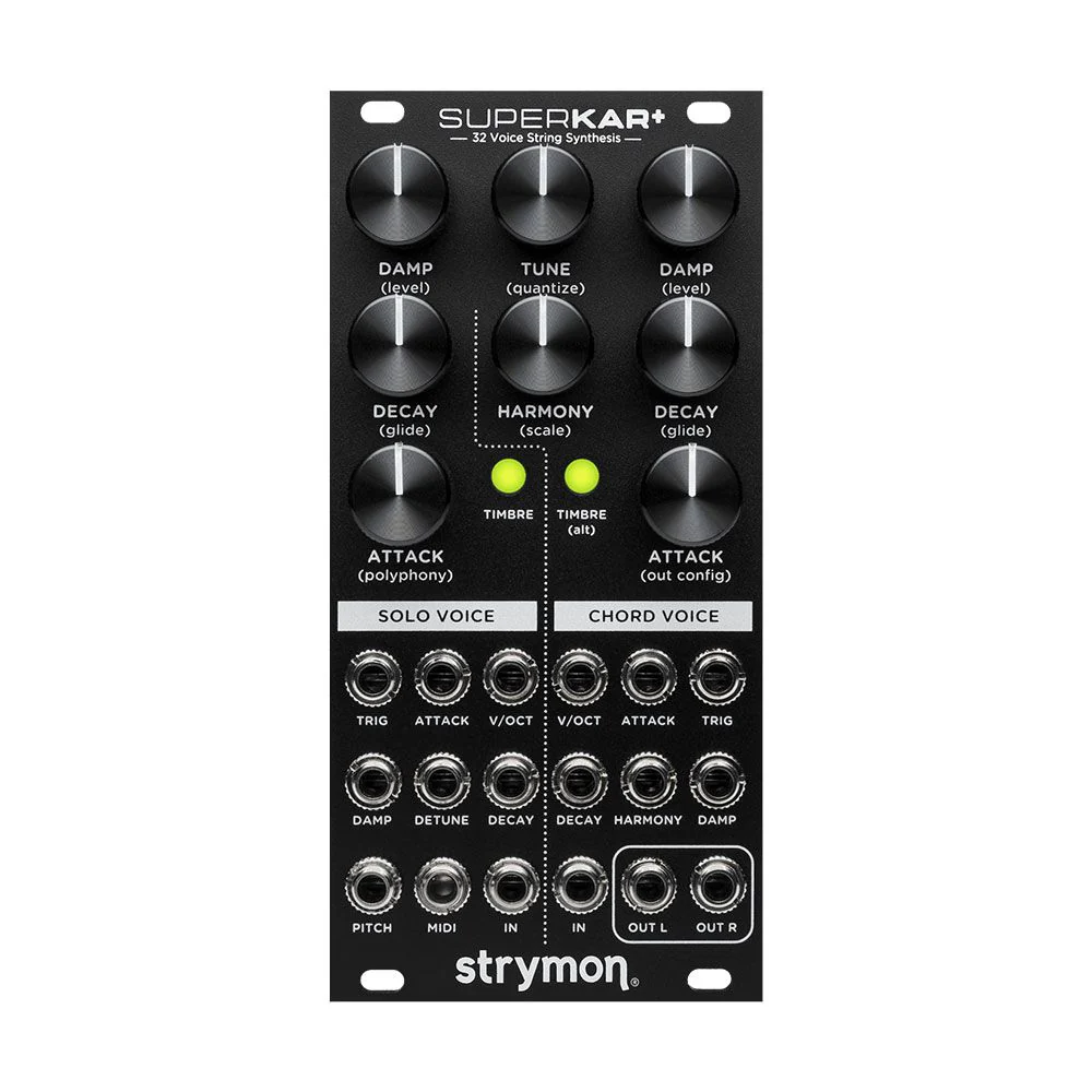 Strymon SuperKar+ 32 Voice String Synthesis Eurorack Module