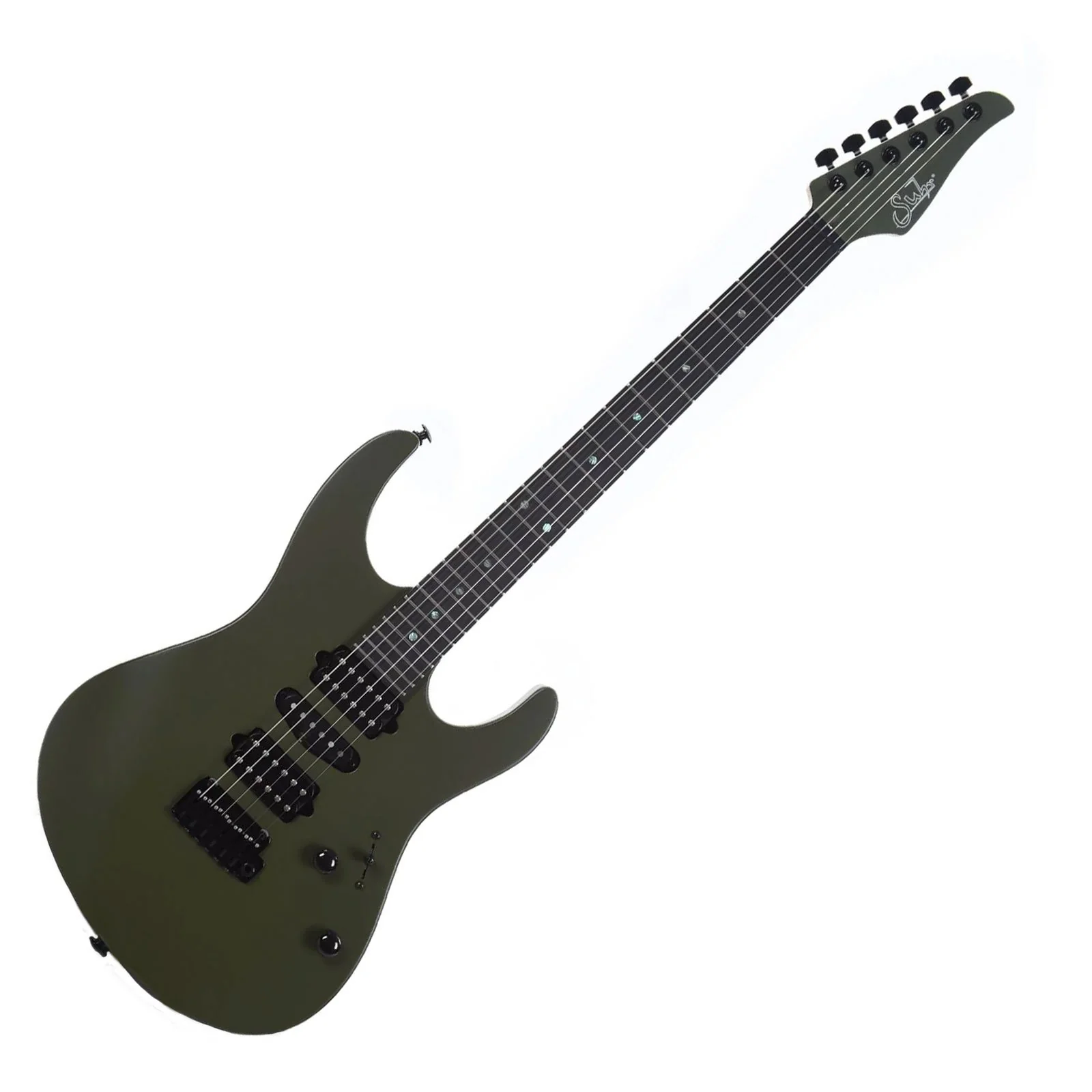 Suhr Limited Edition Modern Terra HSH Electric Guitar with Case Dark Forest Green