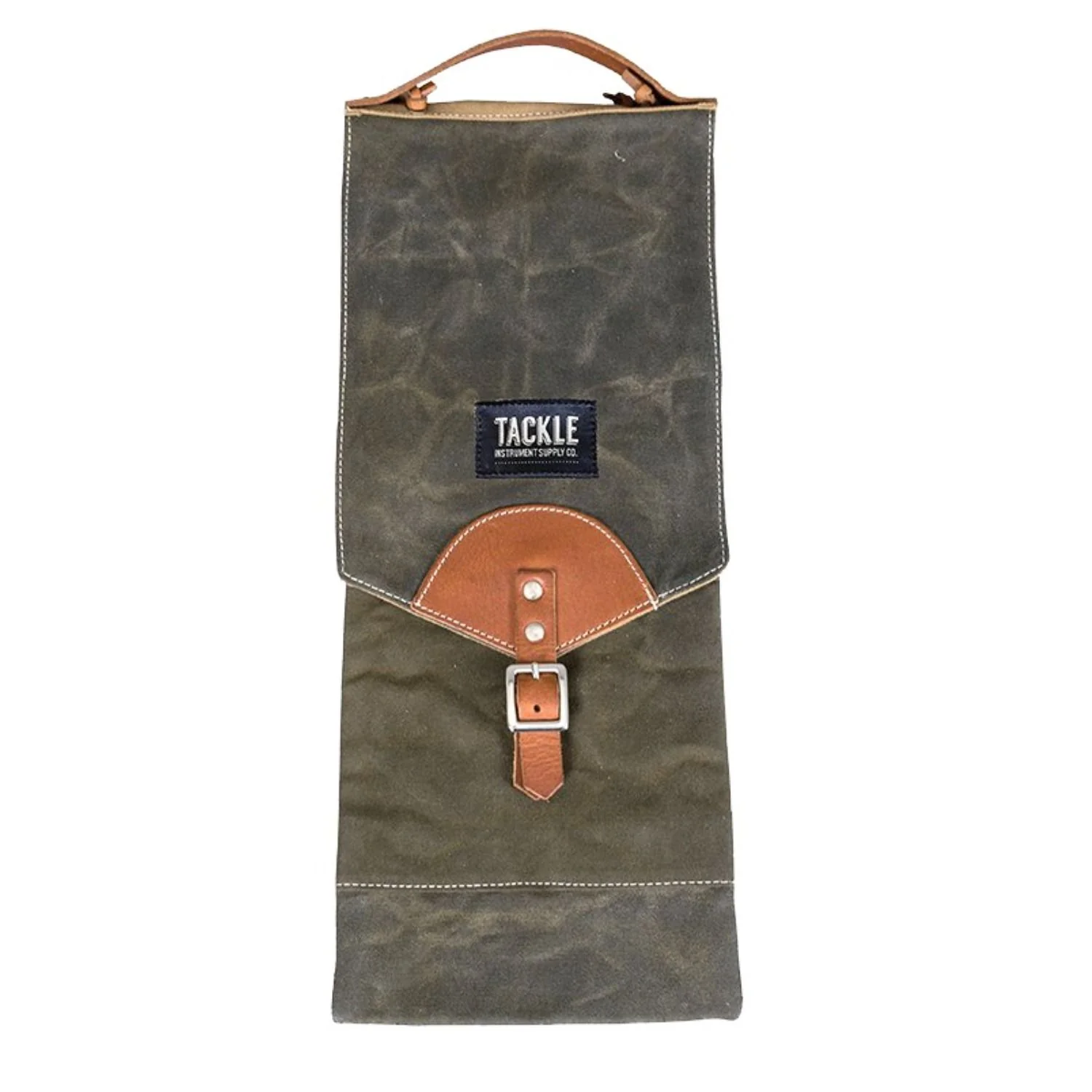 Tackle Compact Waxed Canvas Drumstick Bag Forest Green CSBFG