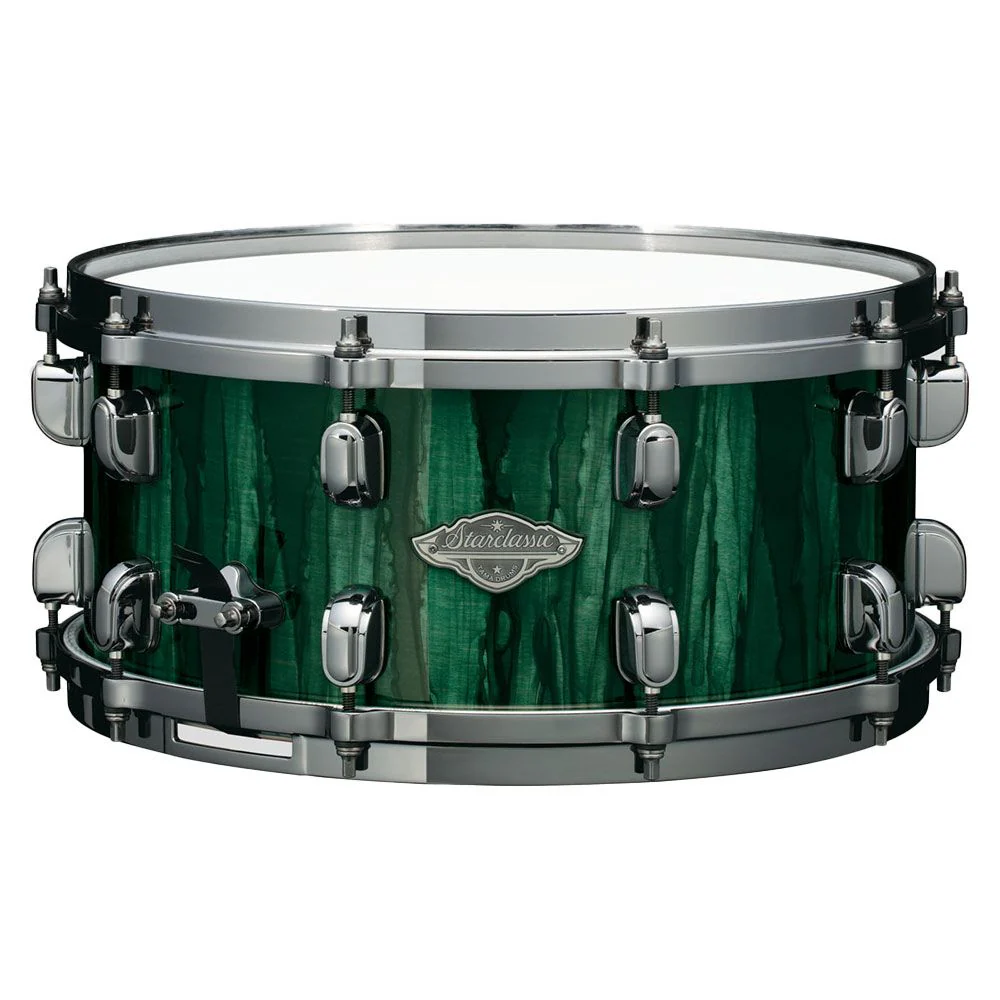 Tama Starclassic Birch Maple Ltd Snare Drum (Green Grove Aurora) MBSS65BN