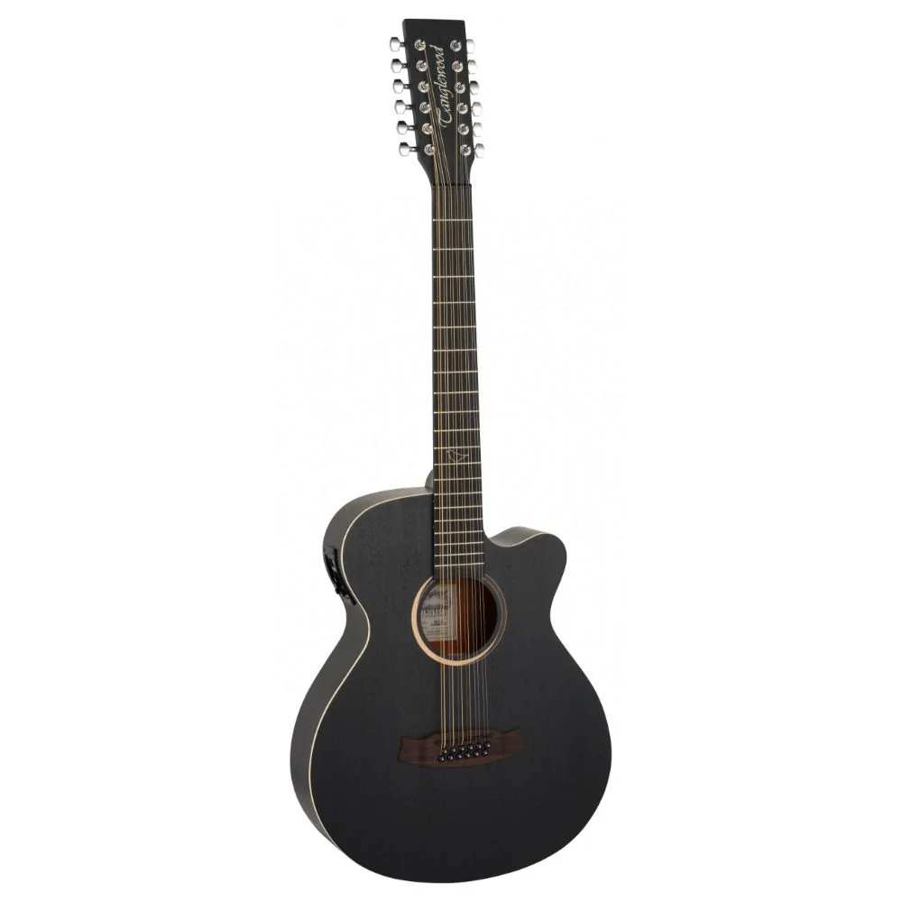 Tanglewood TB412-CE 12-String Acoustic Electric w/ Cutaway (Smokestack Satin)