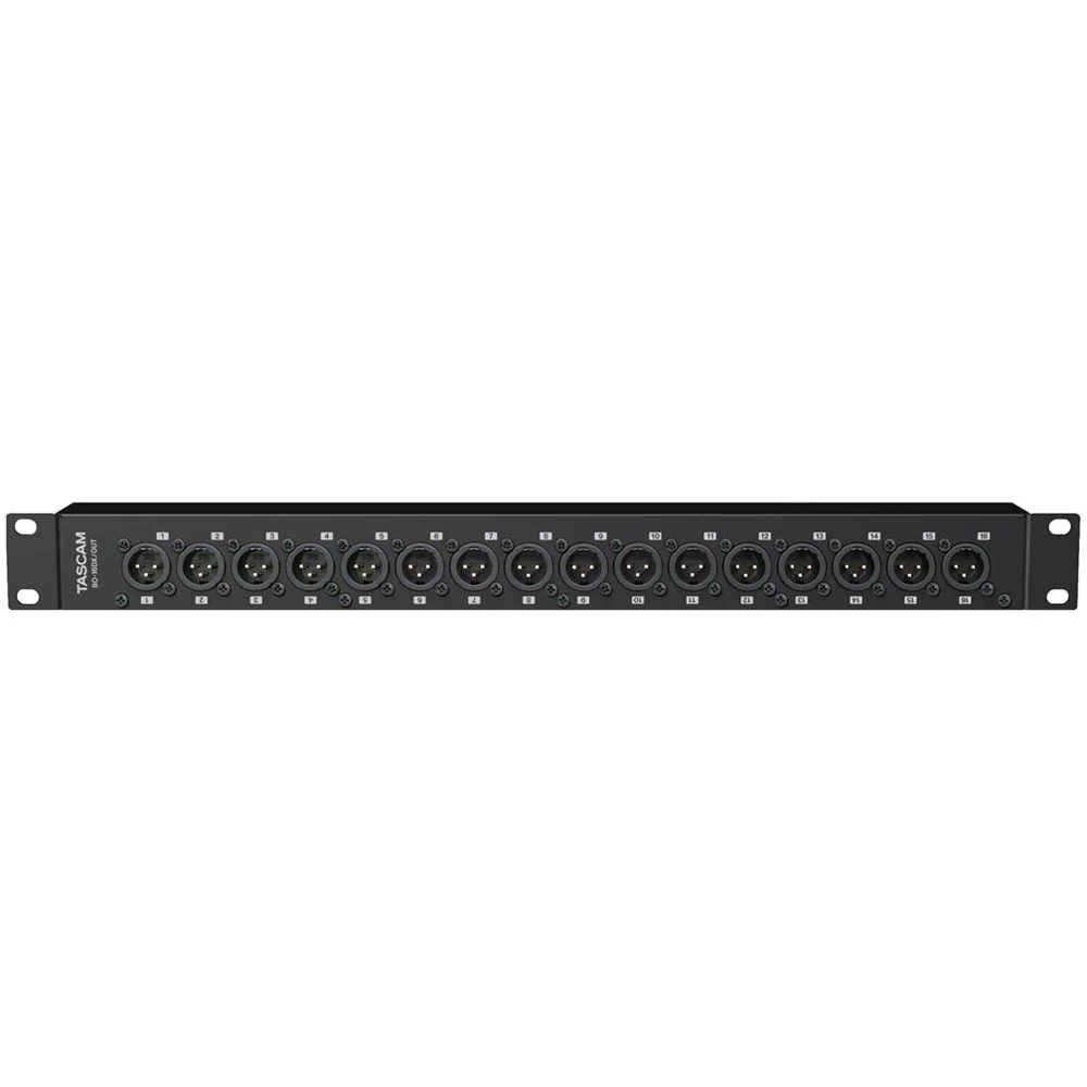 Tascam BO16DXOUT XLR to D-Sub Ouput Adapter Breakout Box for ML-Series Dante Converters